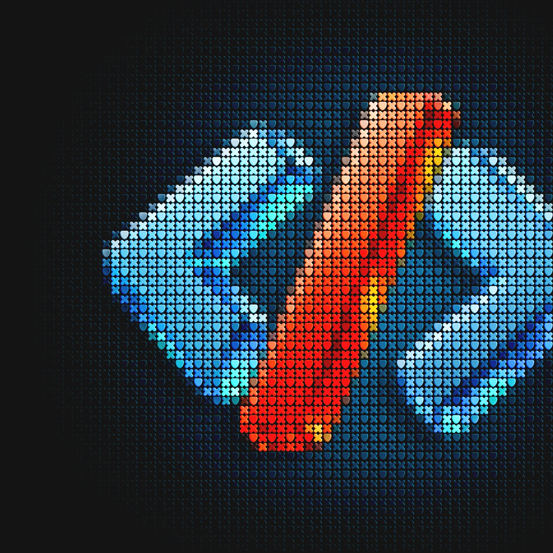 Pixel-art illustration: Source Code Review