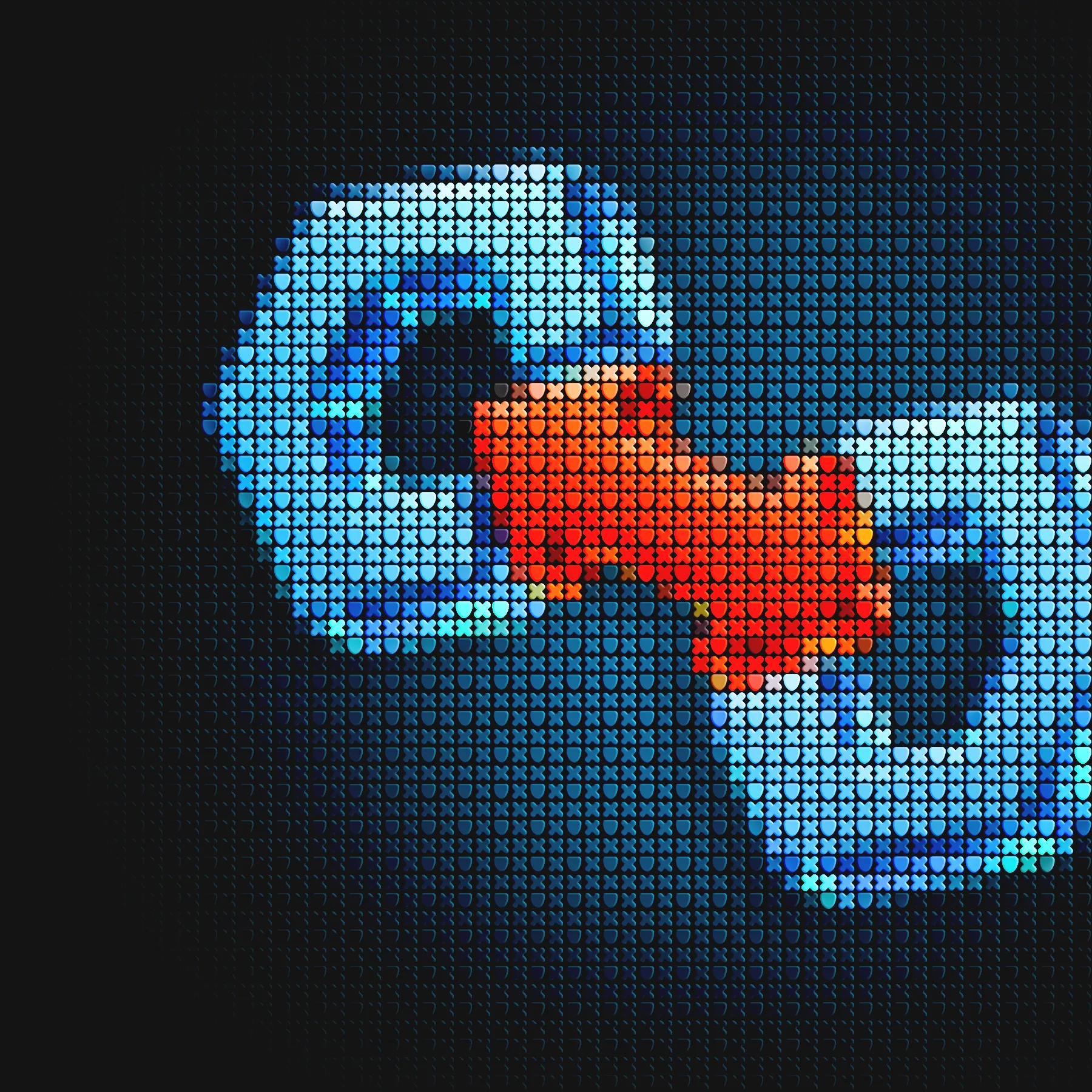 Pixel-art illustration: API Security Testing