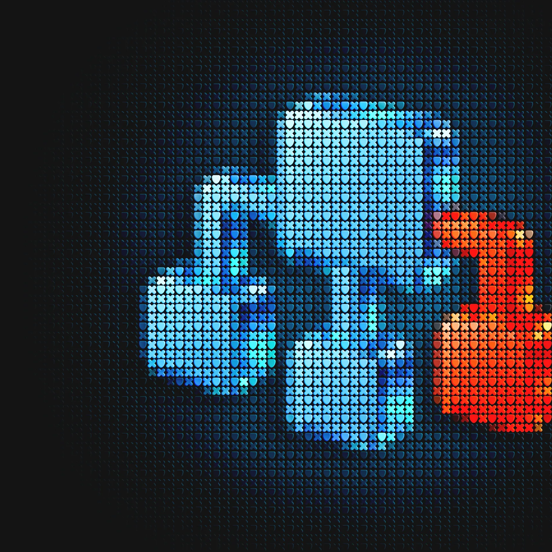 Pixel-art illustration: Network Penetration Testing