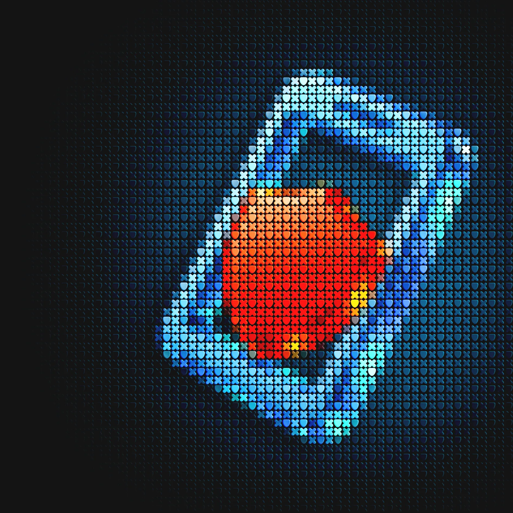 Pixel-art illustration: Mobile Application Security Assessment