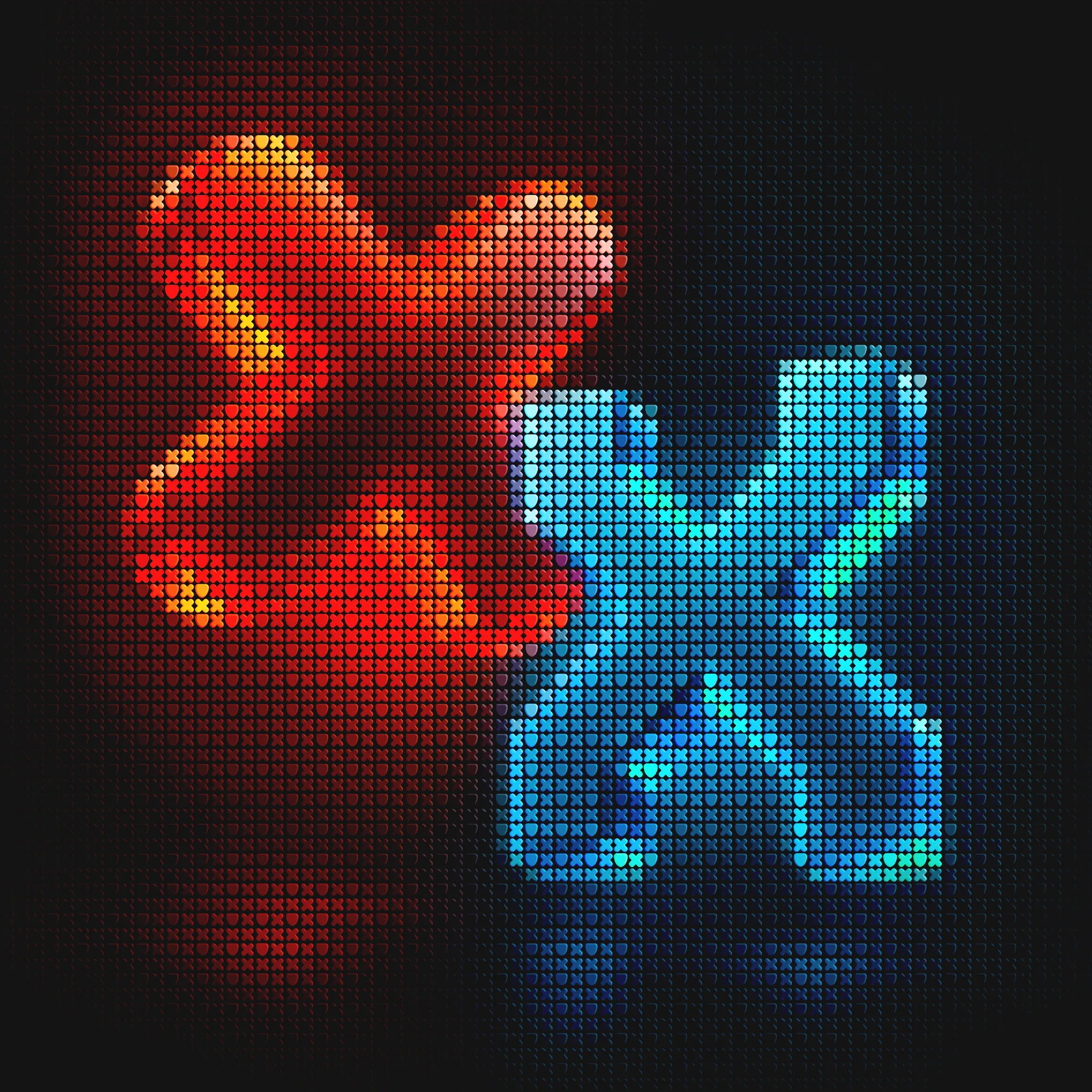 Pixel-art illustration: Offensive Security Built for iGaming