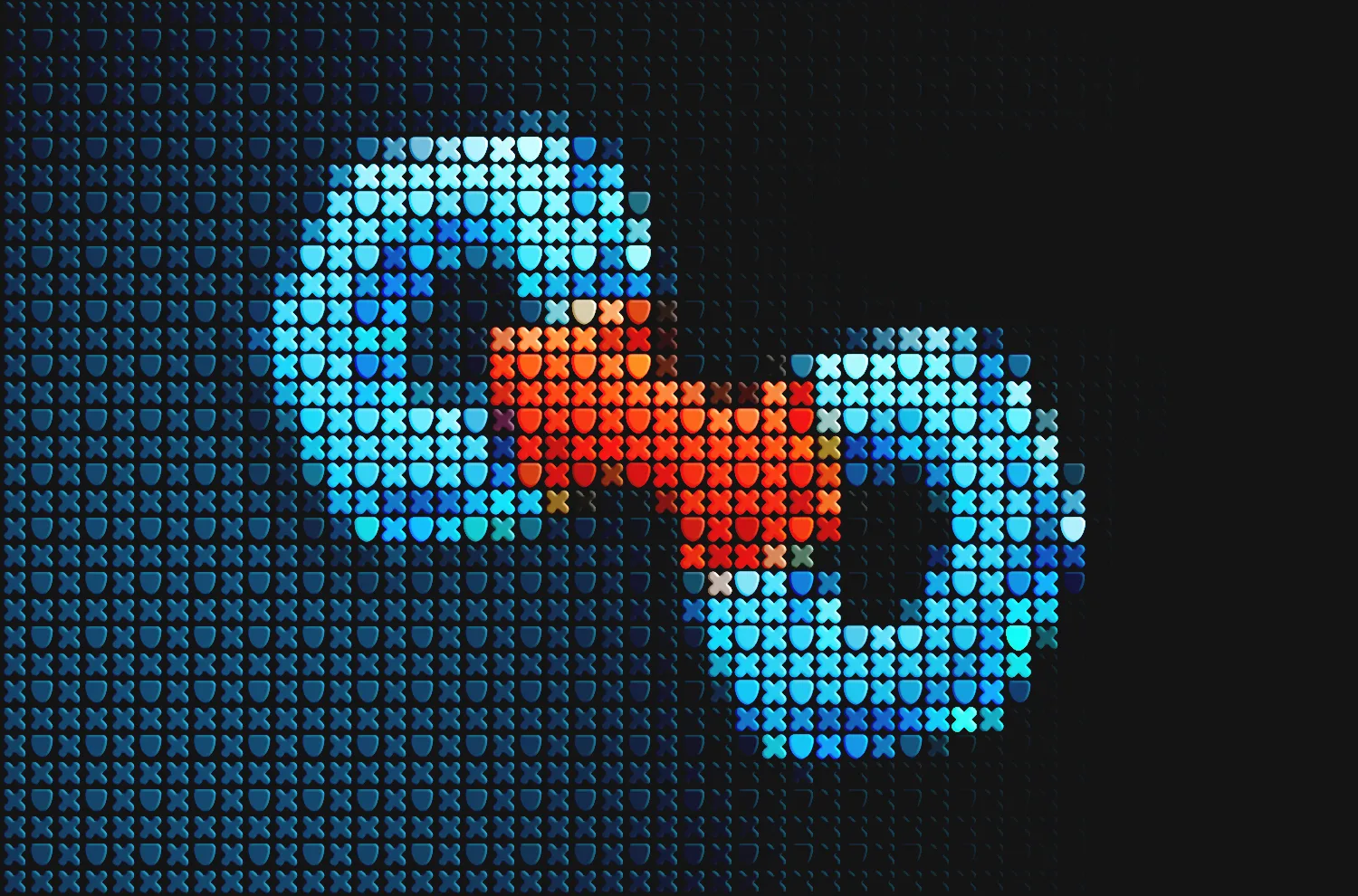 Pixel-art illustration: API Security Testing